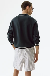 Relaxed-Fit Linen-Blend Shorts