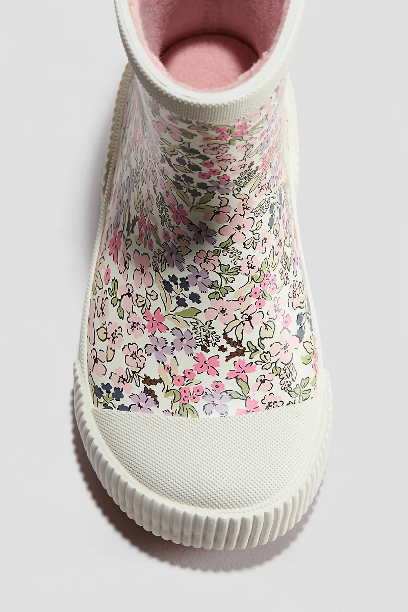 Fleece-Lined Rubber Boots