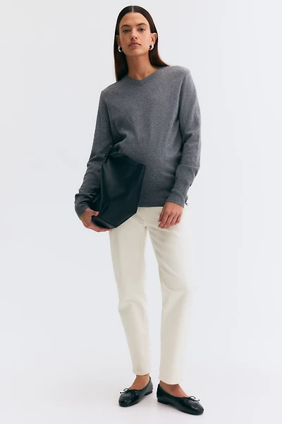 MAMA Jean près du corps à la cheville