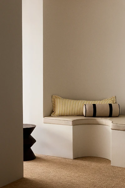 Rectangular Linen-Blend Cushion Cover