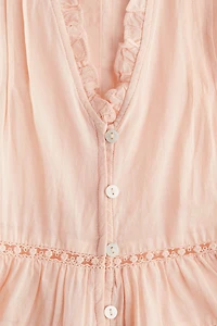 Blouse with Pintucks