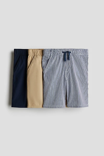 3-pack Cotton Shorts