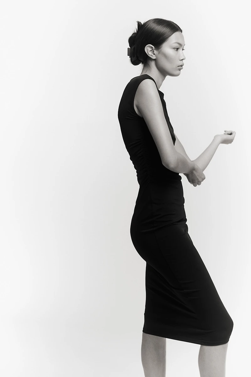 Cap-sleeved Dress