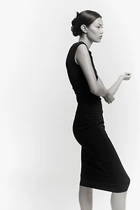 Cap-sleeved Dress