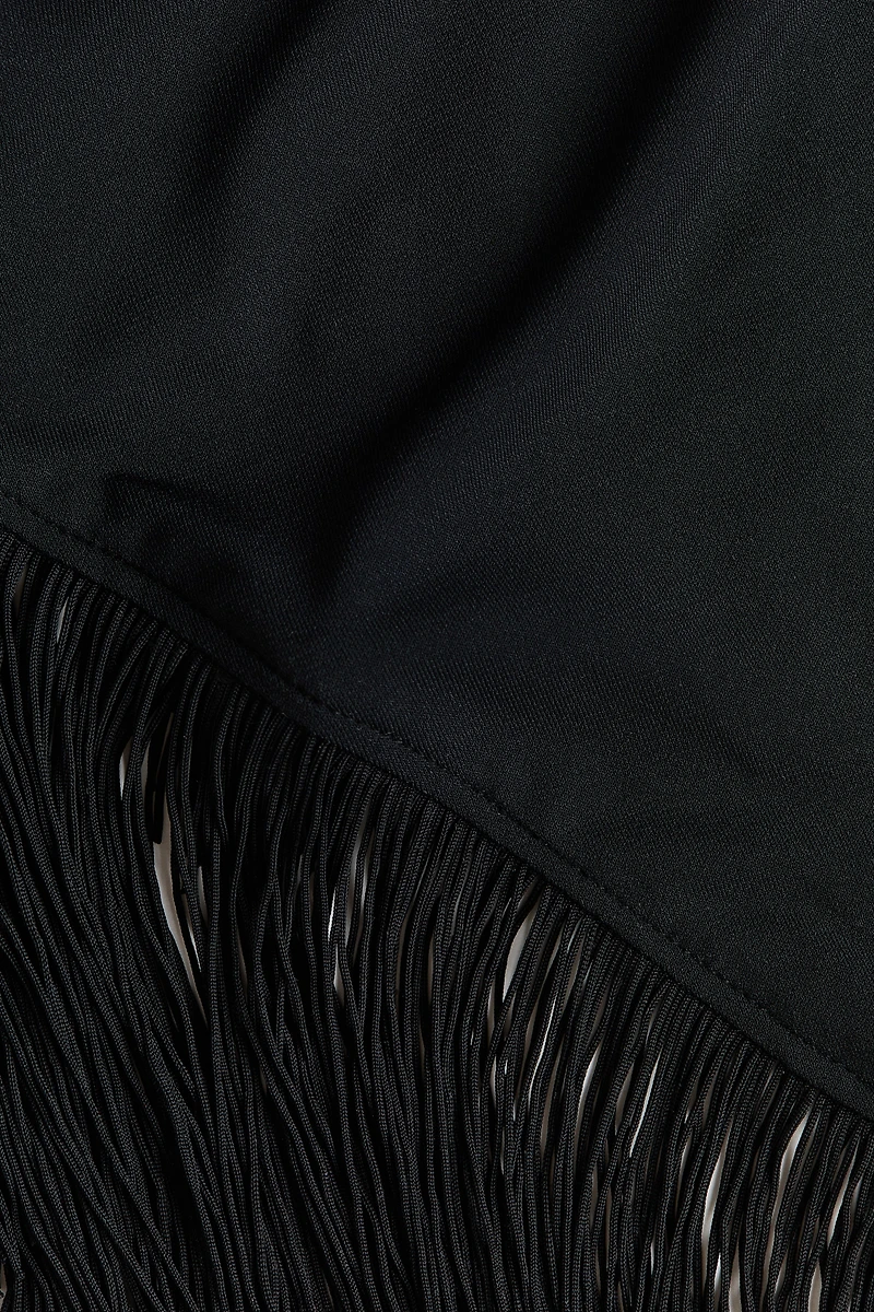 Draped Tie-Detail Top