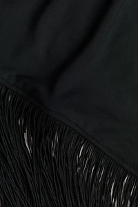 Draped Tie-Detail Top