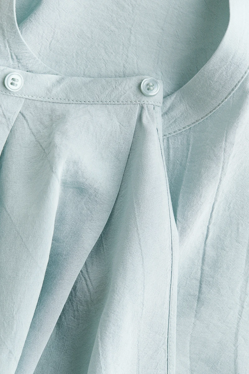 Scarf-Detail Shirt
