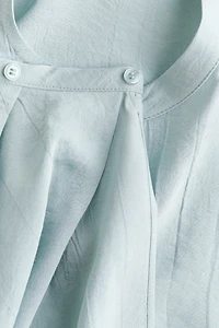 Scarf-Detail Shirt