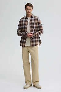Loose-Fit Flannel Shirt