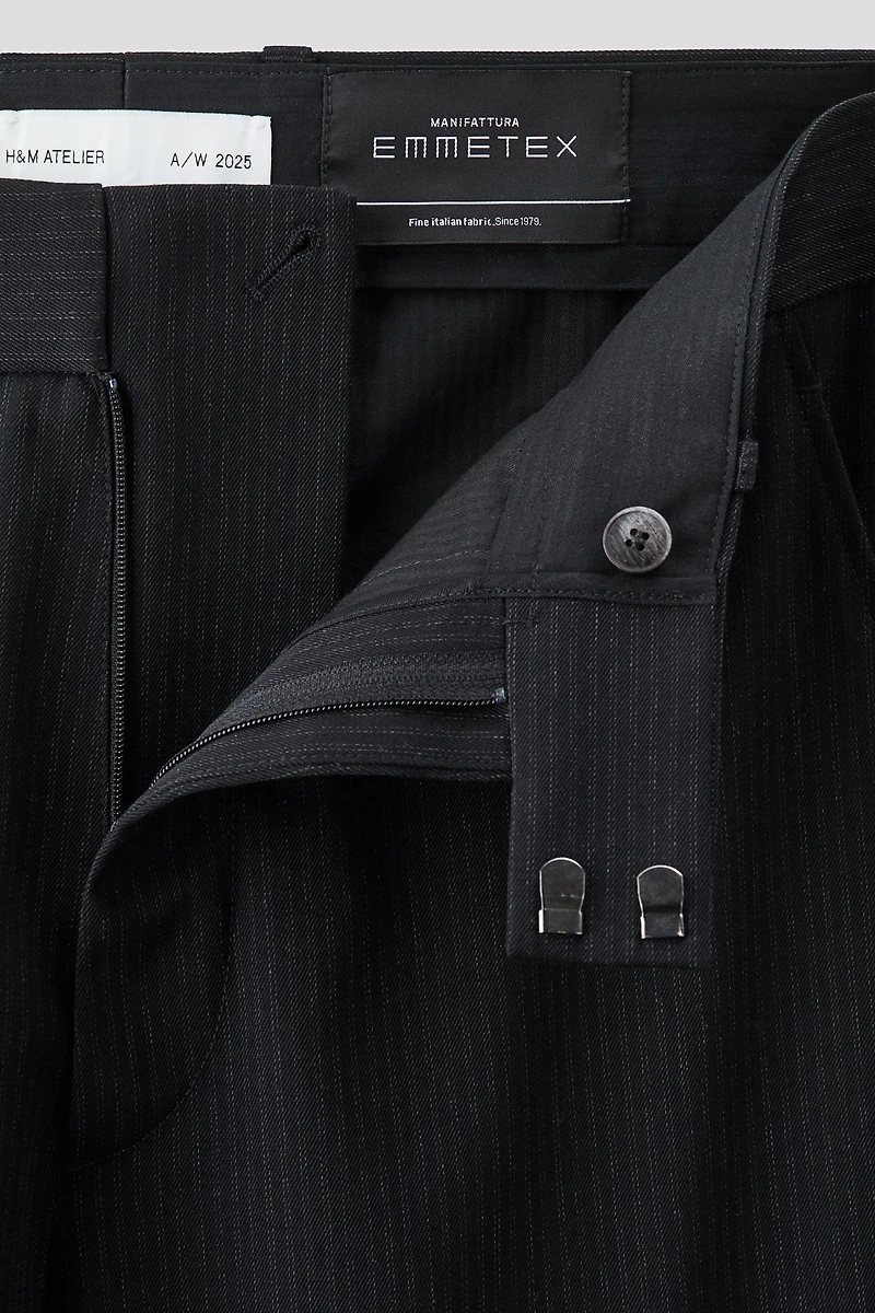 Wool-Blend Cargo Pants