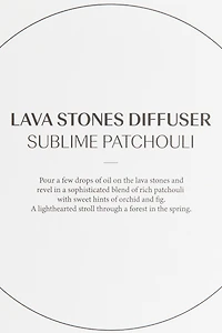 Diffuseur avec pierres de lave