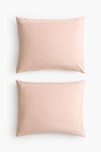 2-Pack Cotton Sateen Pillowcases