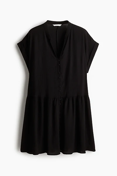 Crinkled Tunic Dress