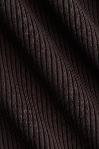 Robe en tricot côtelé