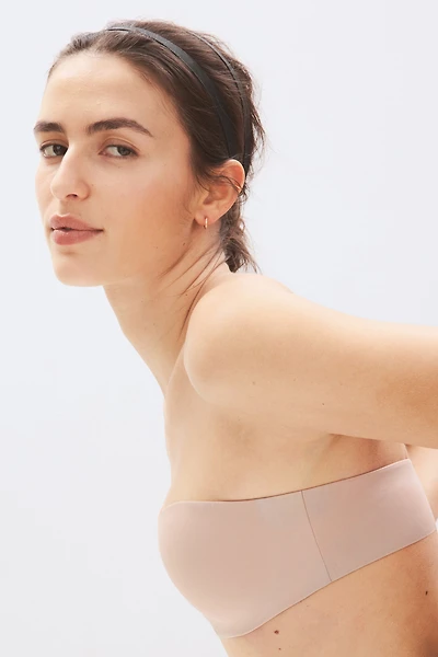 Padded Microfiber Balconette Bra