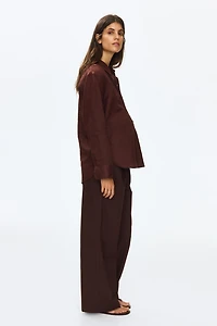 MAMA Cotton Drawstring Pants