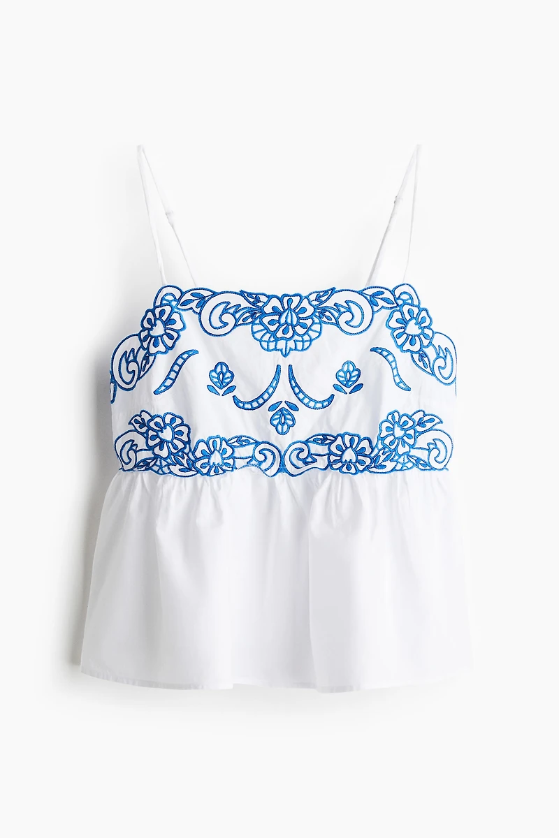 Embroidered Camisole Top