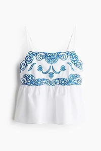Embroidered Camisole Top