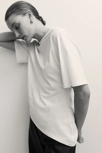 T-shirt à effet drapé