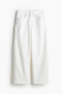 Wide High Cropped Jeans