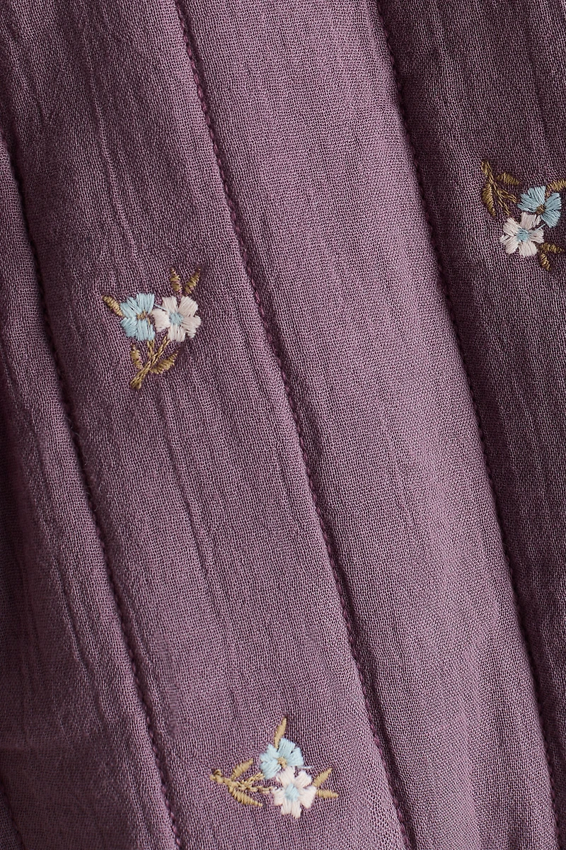 Embroidery-detail jacket