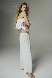 Embroidered Cotton Pajamas