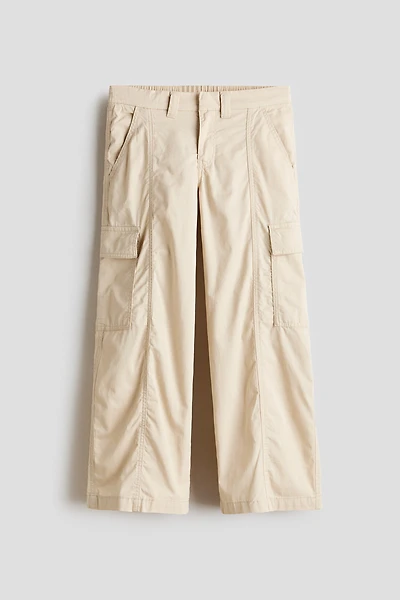 Cotton Twill Cargo Pants