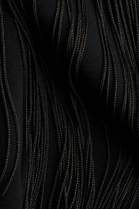 Fringe-Trimmed One-Shoulder Top