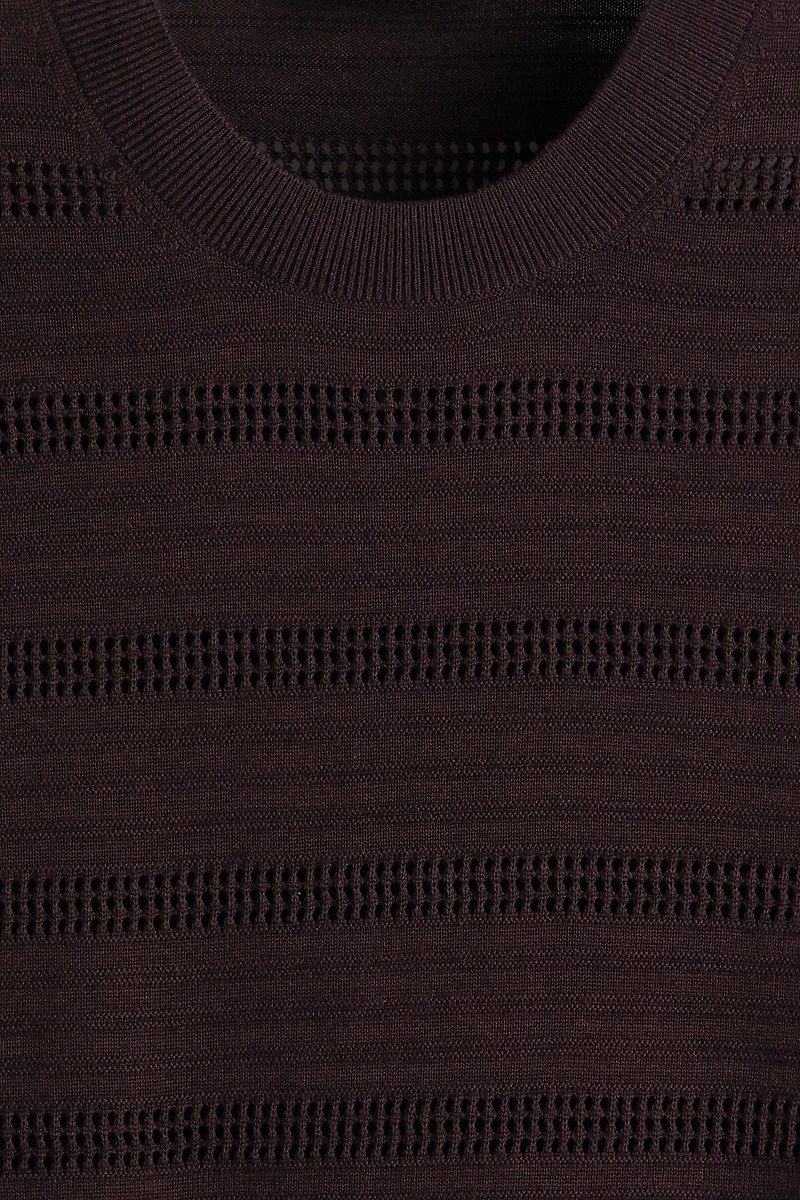 Slim-Fit Knit T-Shirt