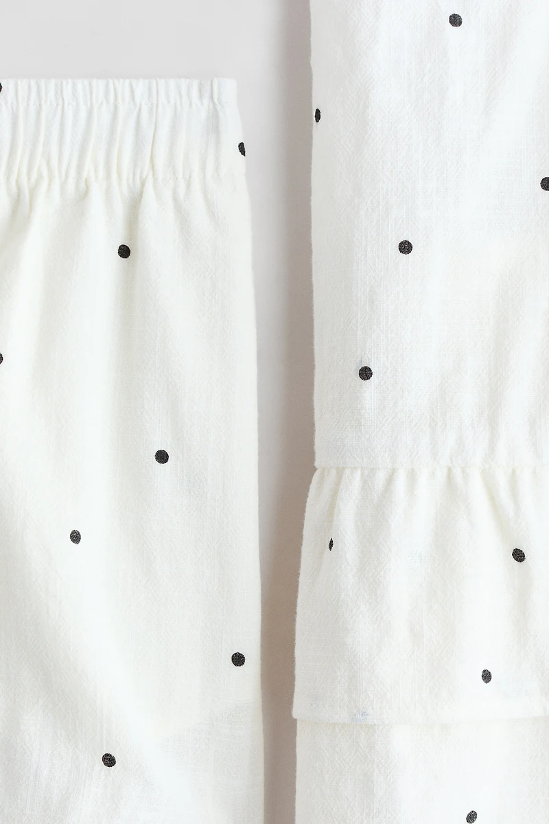 Ensemble imprimé 2 pièces en coton