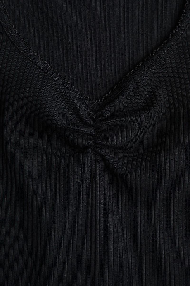 Ribbed Cotton Tank Top