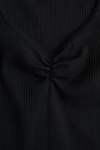 Ribbed Cotton Tank Top