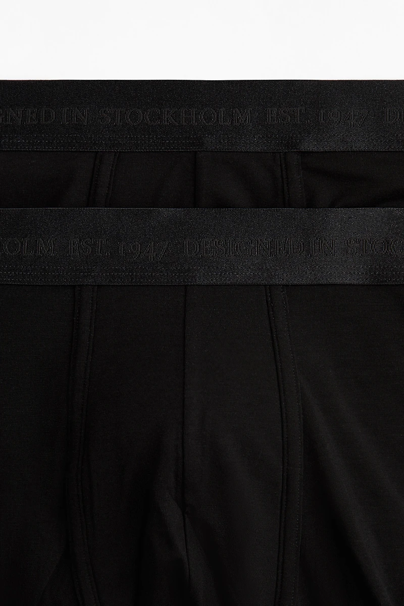 Lot de 2 caleçons boxeurs Lycra🅫 mi-longs