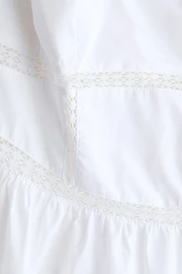 Robe en coton avec bretelles à nouer