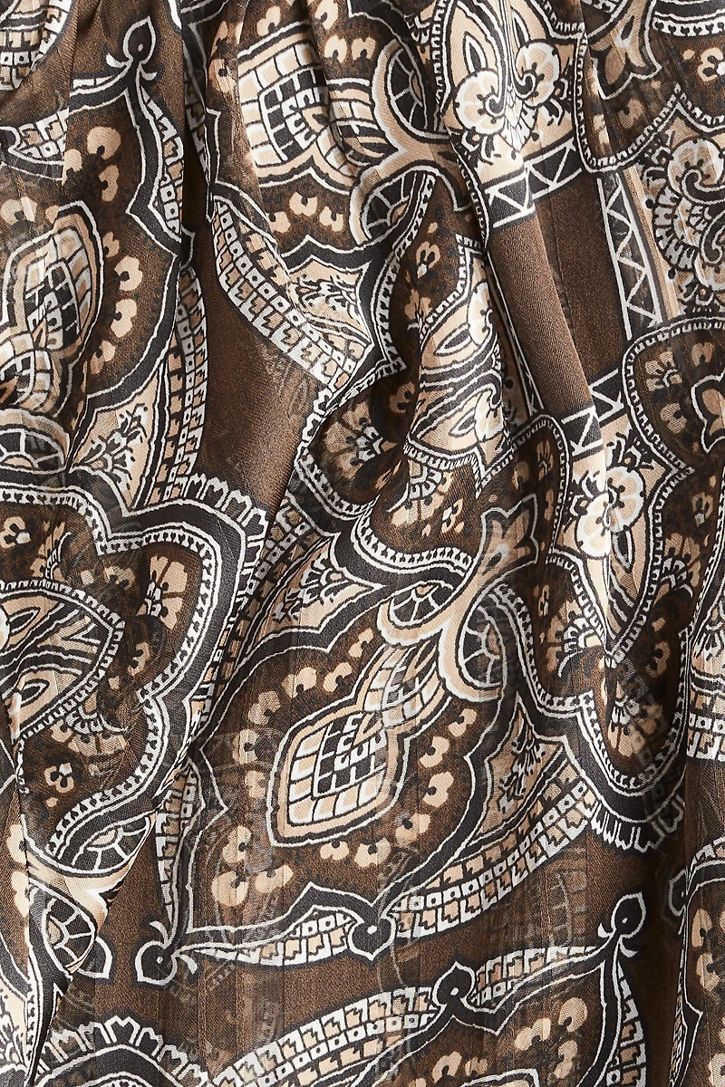 Stand-Up Collar Blouse