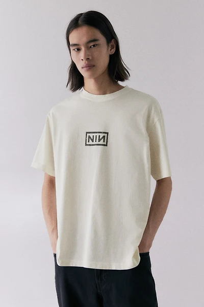 Loose Fit Vintage-Look Printed T-Shirt