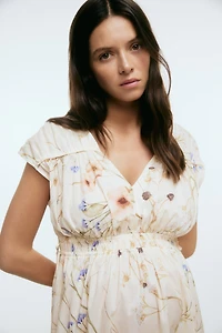 MAMA Robe à encolure en V