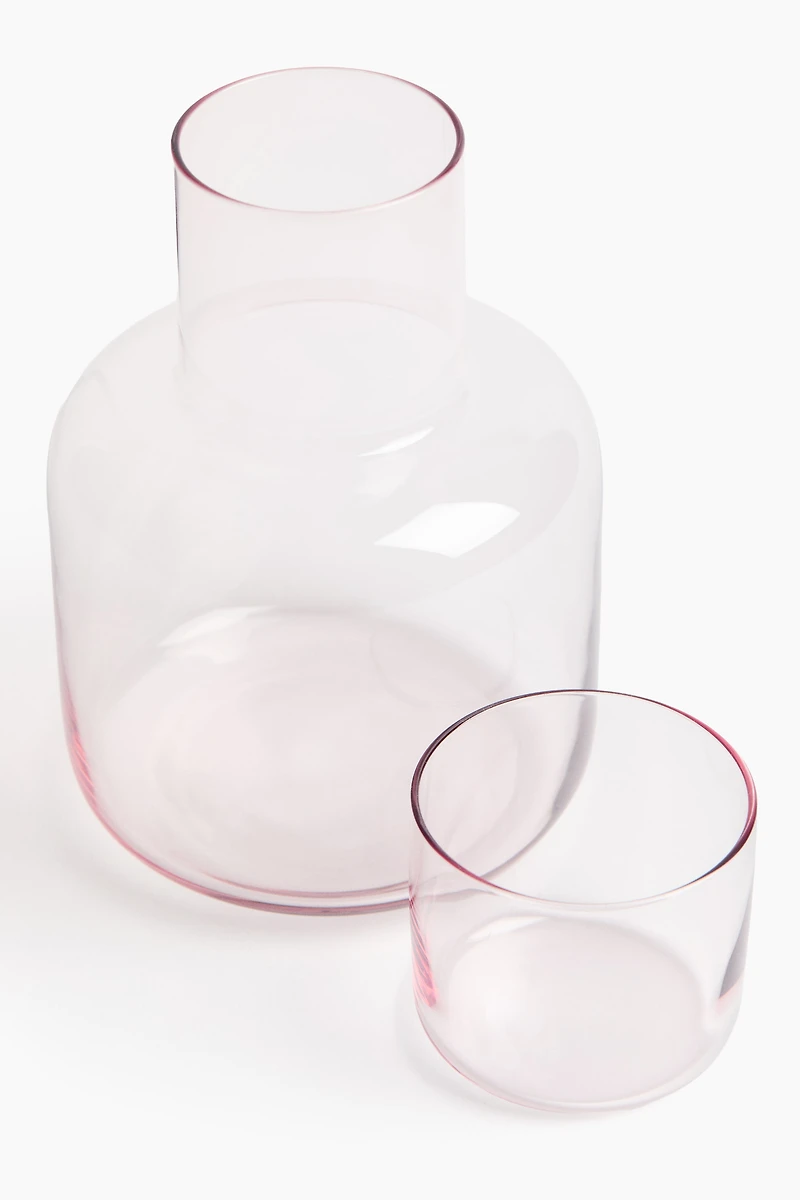 Bedside Water Carafe with Tumbler