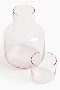 Bedside Water Carafe with Tumbler