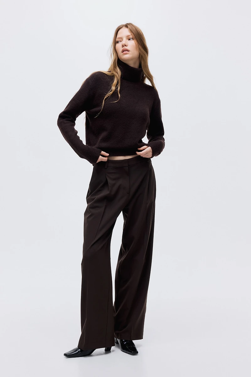 Wide-Leg Dress Pants