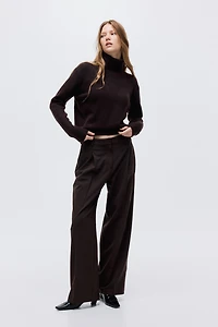 Wide-Leg Dress Pants