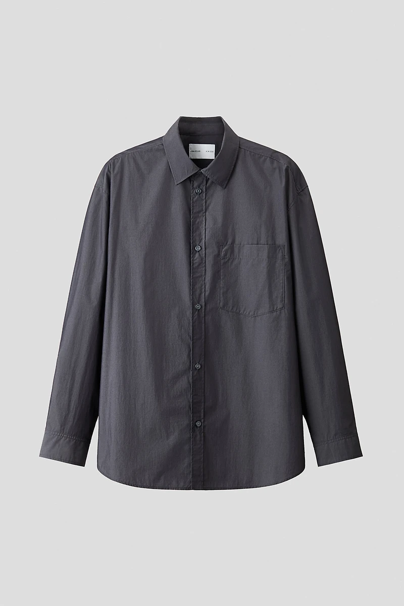 Relaxed-Fit Poplin Shirt