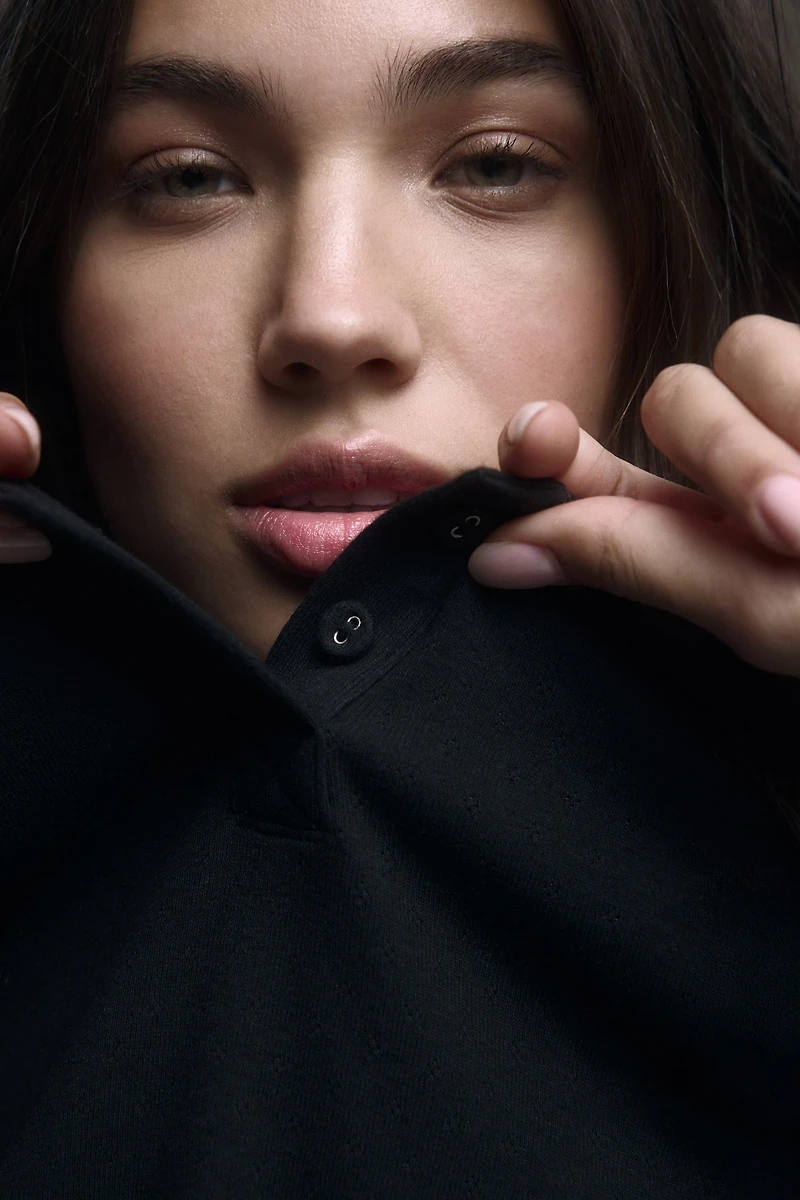 Pointelle-Knit Pajamas