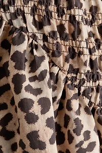 Smocked-Bodice Dress