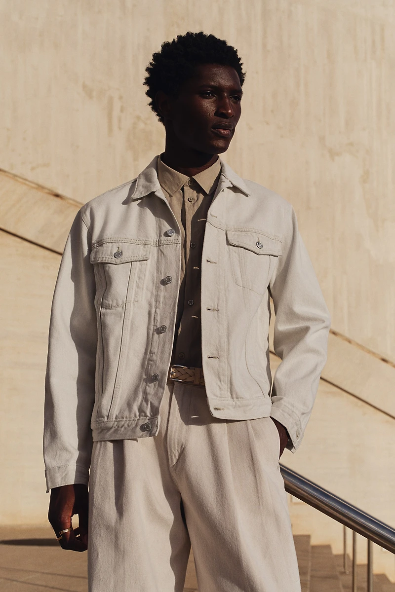 Veste coupe classique en denim