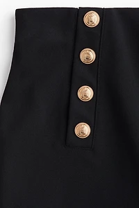 Button-front Pants