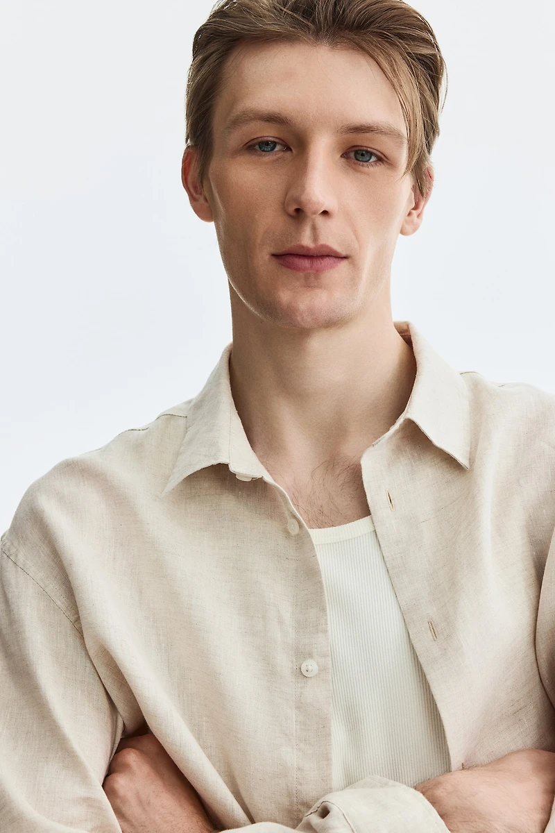 Relaxed-Fit Linen Shirt