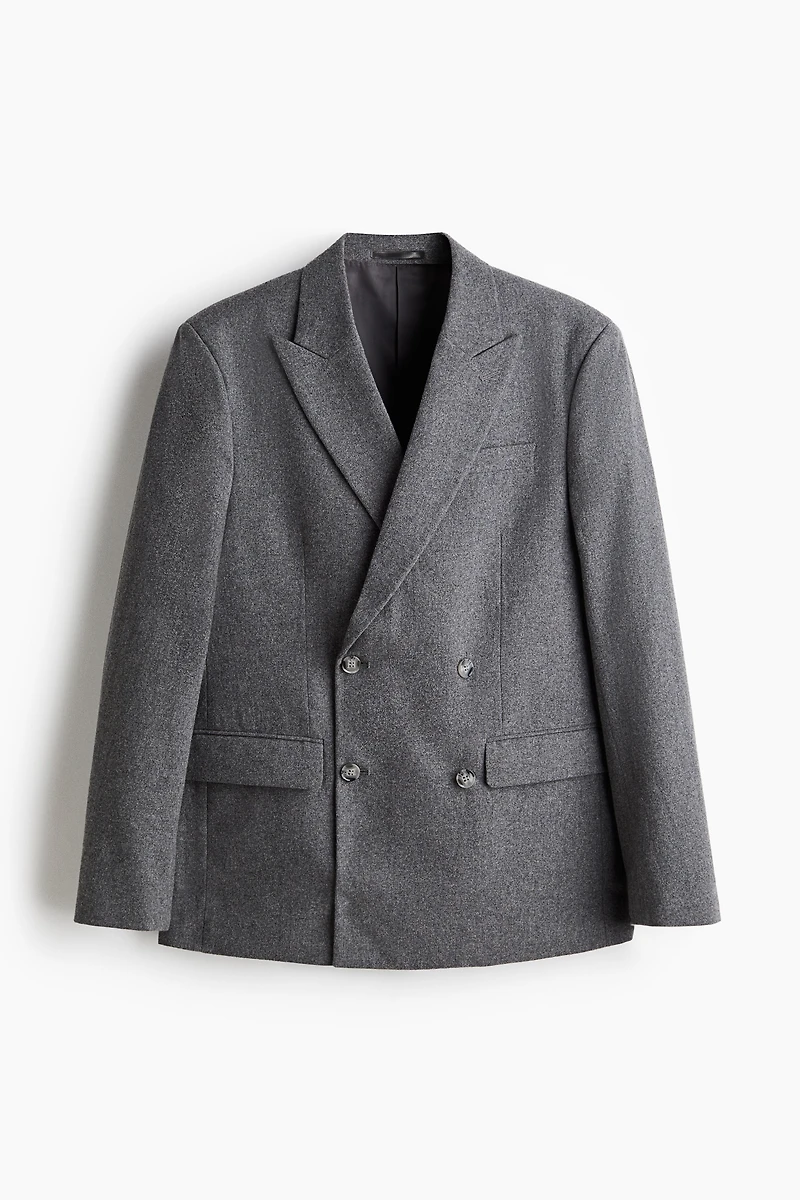 Relaxed-Fit Wool-Blend Jacket