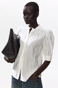 Puff-Sleeved Blouse