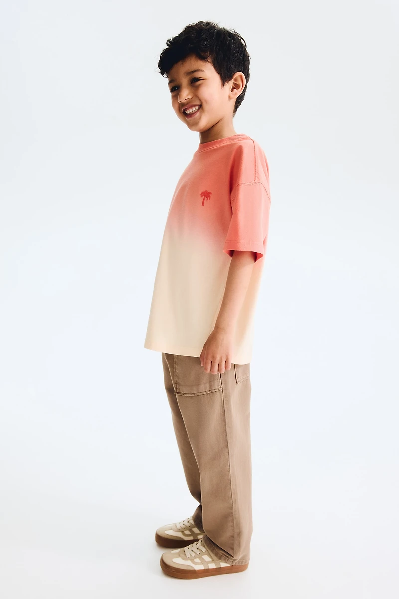 Pantalon jogging en sergé de coton
